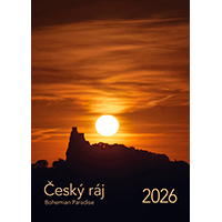 obrázek Český ráj 2026 – nástěnný měsíční